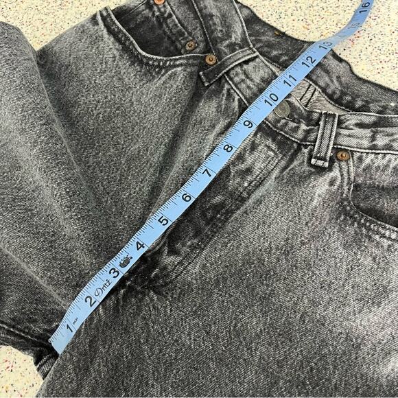 Vintage Levi’s High Rise Straight Leg Made In USA Faded Black Women’s 27 - Picture 10 of 12